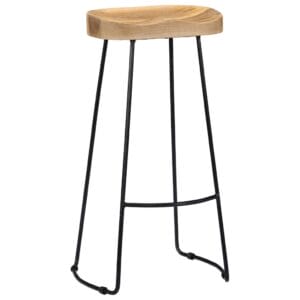 Gavin Bar Stools 2 pcs 45x40x78 cm Solid Mango Wood