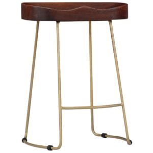 Gavin Bar Stools 2 pcs 46x38x52 cm Solid Mango Wood