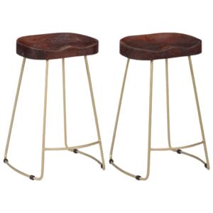 Gavin Bar Stools 2 pcs 46x38x52 cm Solid Mango Wood