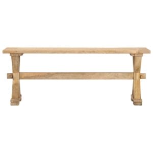 Hall Bench 120x35x45 cm Solid Mango Wood