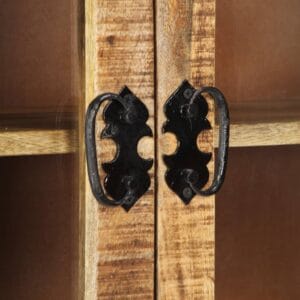 Highboard 90x40x180 cm Solid Mango Wood