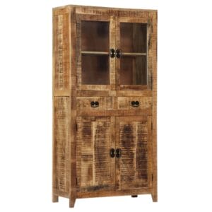 Highboard 90x40x180 cm Solid Mango Wood