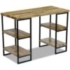 Office Desk Mango Wood 110x50x76 cm