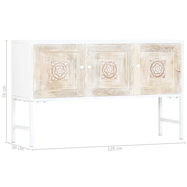 Side Cabinet 120x30x70 cm Solid Mango Wood