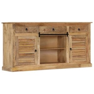 Side Cabinet 160x38x80 cm Solid Mango Wood