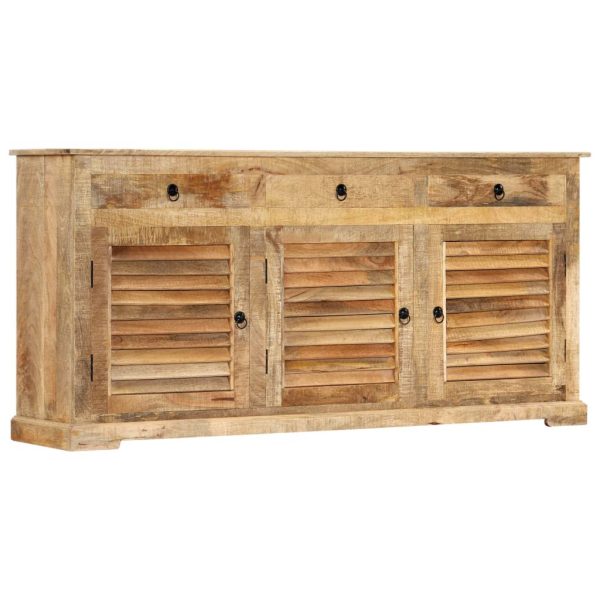 Side Cabinet 170X38X80 Cm Solid Mango Wood