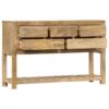 Sideboard 120x30x75 cm Solid Mango Wood