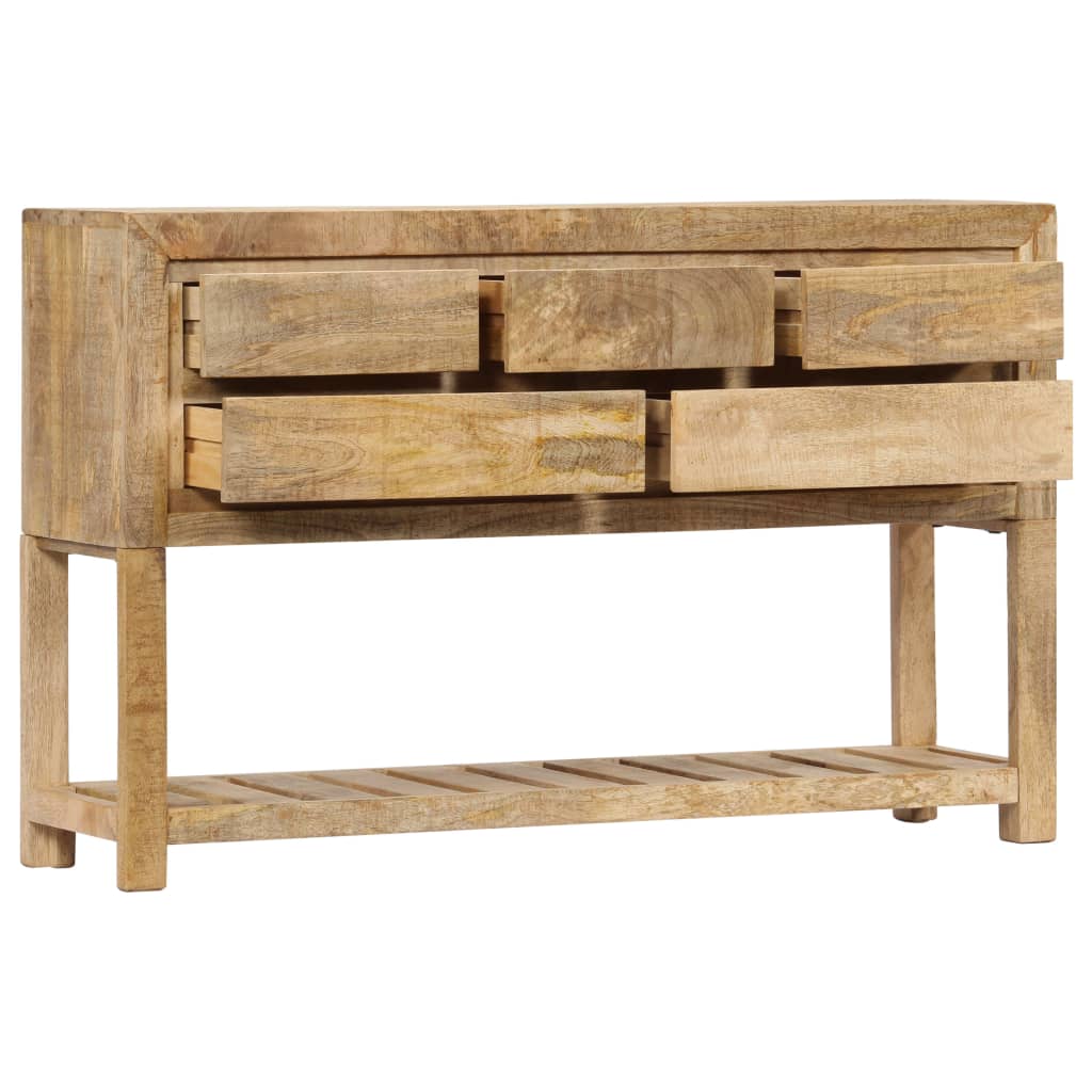 Sideboard 120x30x75 cm Solid Mango Wood