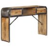 Mango Wood Industrial Console Table