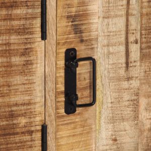 Sideboard Cabinet 120x30x75 cm Solid Mango Wood