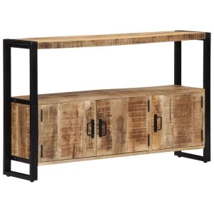 Sideboard Cabinet 120x30x75 cm Solid Mango Wood