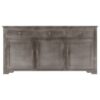 Sideboard Grey 160x40x80 cm Solid Mango Wood