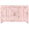 Sideboard Light Pink 110x35x70 cm Solid Mango Wood