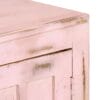 Sideboard Light Pink 110x35x70 cm Solid Mango Wood