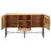Sideboard Solid Mango Wood 118x30x70 cm