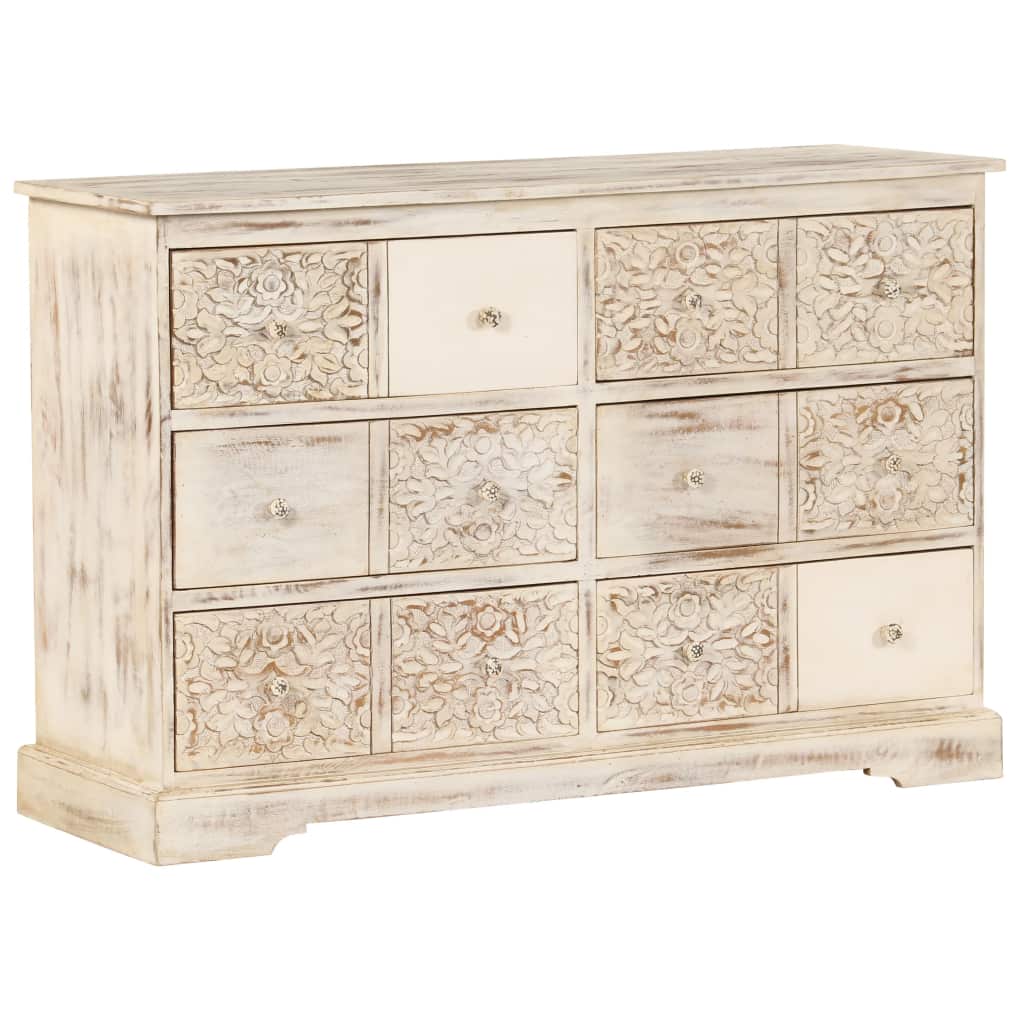 Sideboard Solid Mango Wood 120x40x80 cm