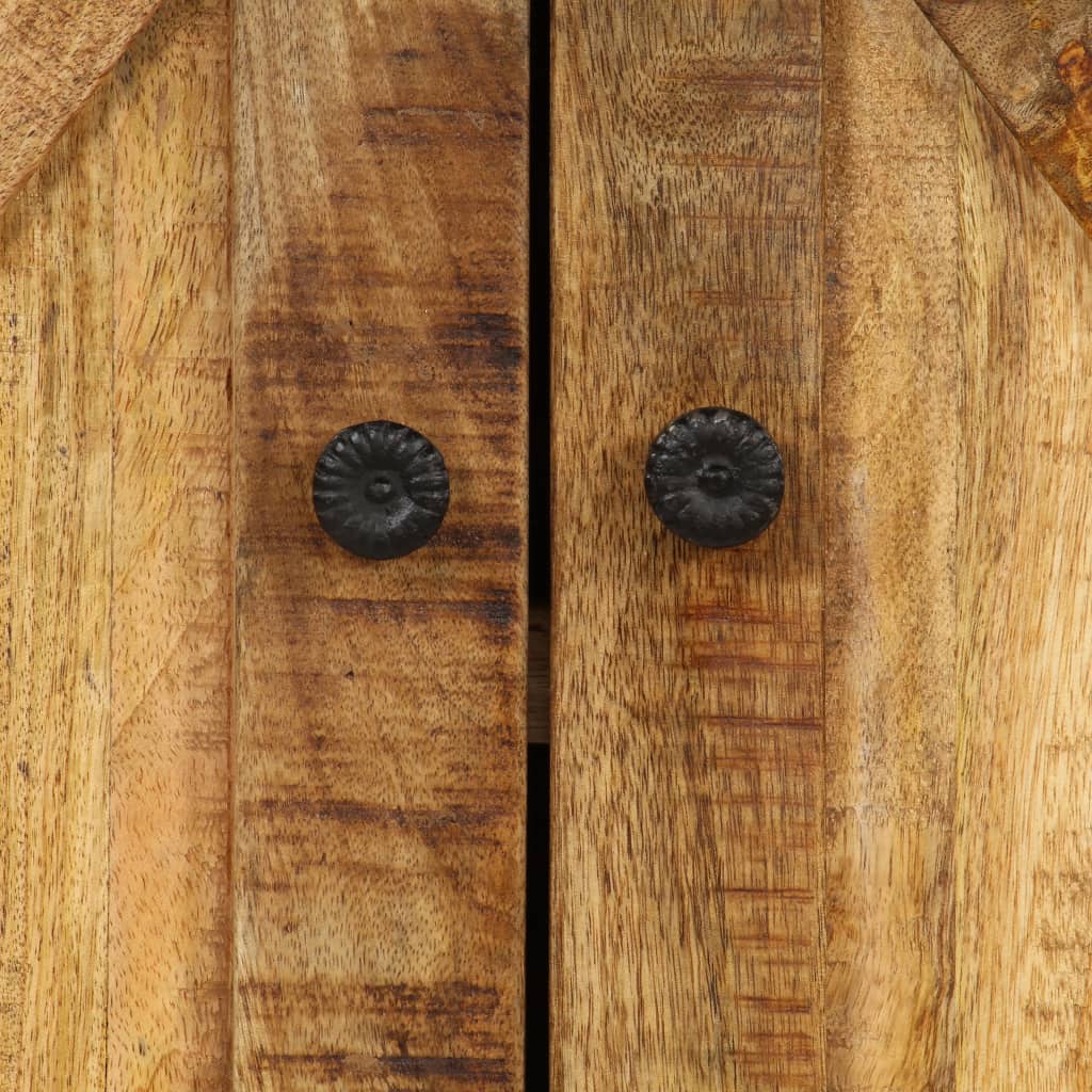 Sideboard Solid Mango Wood 140x35x75 cm