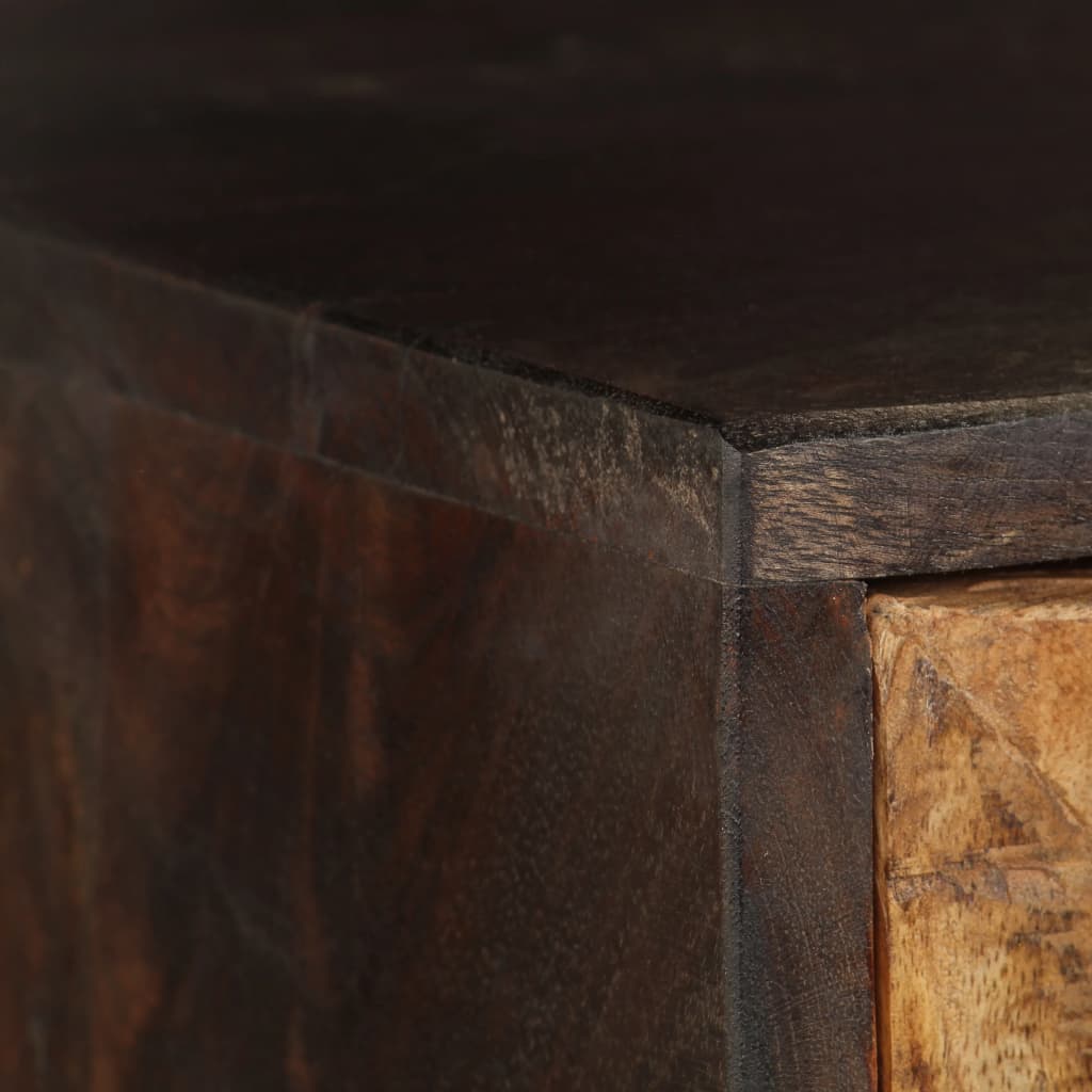 Sideboard Solid Mango Wood 140x35x75 cm