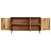 Sideboard Solid Mango Wood 140x35x75 cm