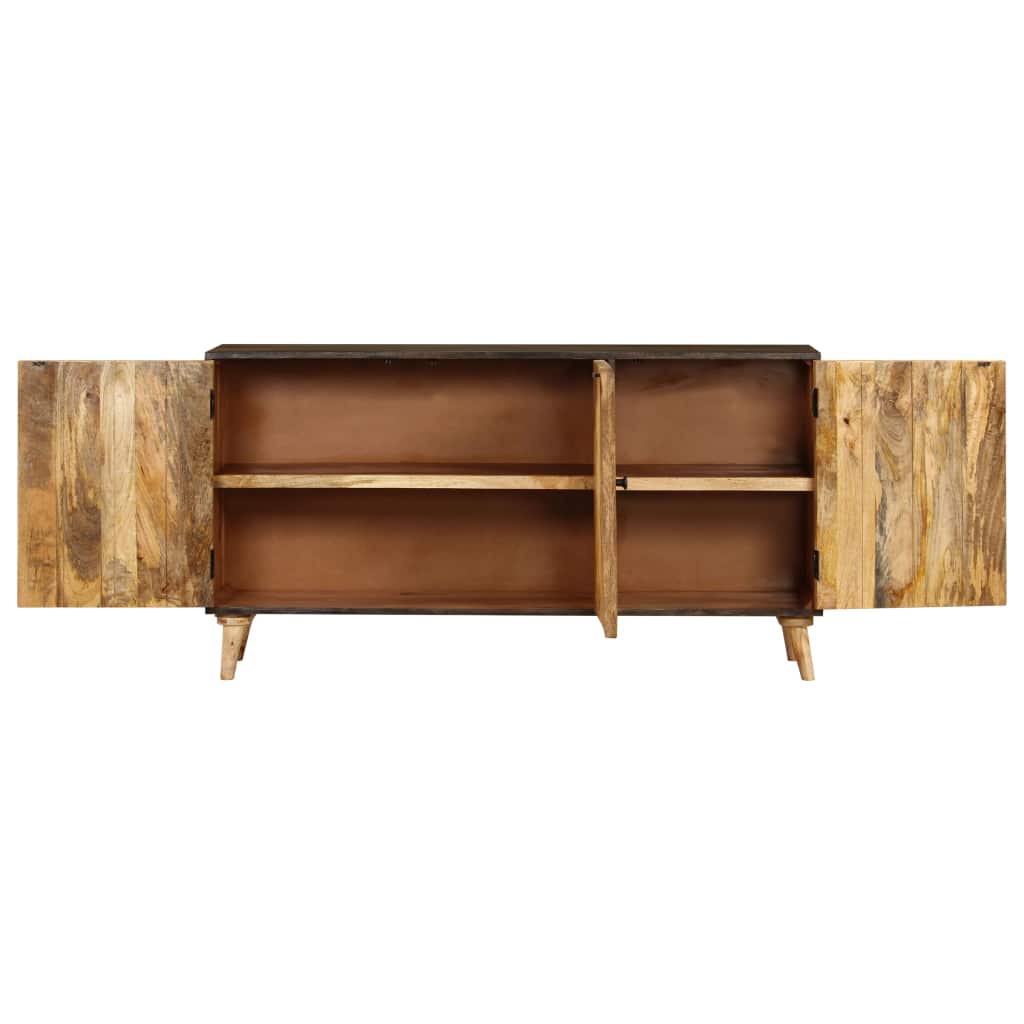Sideboard Solid Mango Wood 140x35x75 cm