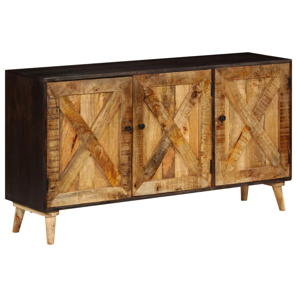 Sideboard Solid Mango Wood 140x35x75 cm