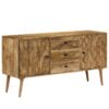 Sideboard Solid Mango Wood 145x40x75 cm