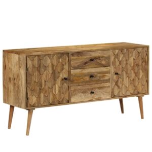 Sideboard Solid Mango Wood 145x40x75 cm