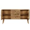 Sideboard Solid Mango Wood 145x40x75 cm