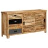 Sideboard Solid Mango Wood 160x40x80 cm