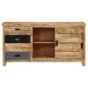 Sideboard Solid Mango Wood 160x40x80 cm