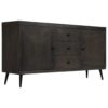 Sideboard Solid Mango Wood 160x40x81 cm