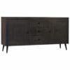 Sideboard Solid Mango Wood 160x40x81 cm