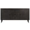 Sideboard Solid Mango Wood 160x40x81 cm