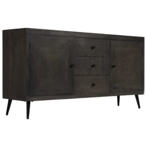 Sideboard Solid Mango Wood 160x40x81 cm