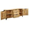Sideboard Solid Mango Wood 180x40x80 cm