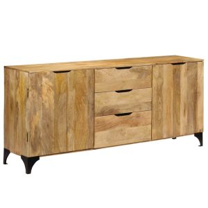 Sideboard Solid Mango Wood 180x40x80 cm