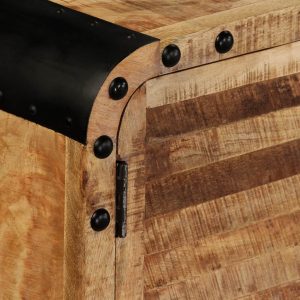 Sideboard Solid Mango Wood 200x40x80 cm