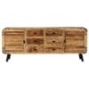 Sideboard Solid Mango Wood 200x40x80 cm