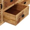 Sideboard Solid Mango Wood 200x40x80 cm