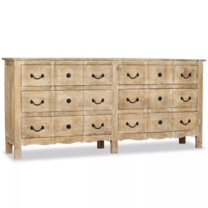 Sideboard Solid Mango Wood 200x40x90 cm