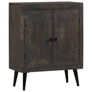 Sideboard Black Washed Mango Wood 60x30x76cm