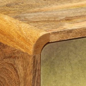 Sideboard Solid Mango Wood 90x30x77 cm