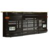 Truck Bar Table Solid Mango Wood Dark Grey