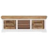 TV Cabinet 118x30x40 cm Solid Mango Wood
