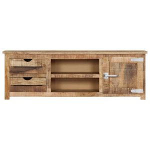 Tv Cabinet 120X30X40 Cm Solid Mango Wood