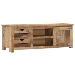 TV Cabinet 120x30x40 cm Solid Mango Wood