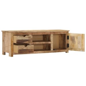 Tv Cabinet 120X30X40 Cm Solid Mango Wood
