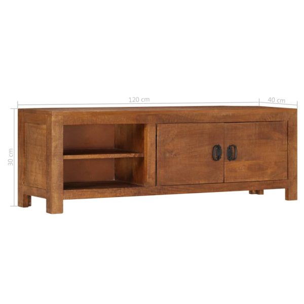 TV Cabinet 120x40x30 cm Mango Wood