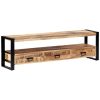 Industrial Wide TV Cabinet 150x30x45 cm Solid Mango Wood