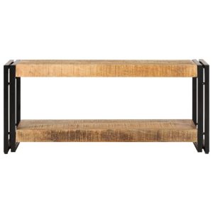 Industrial TV Cabinet 90x30x40 cm Solid Mango Wood
